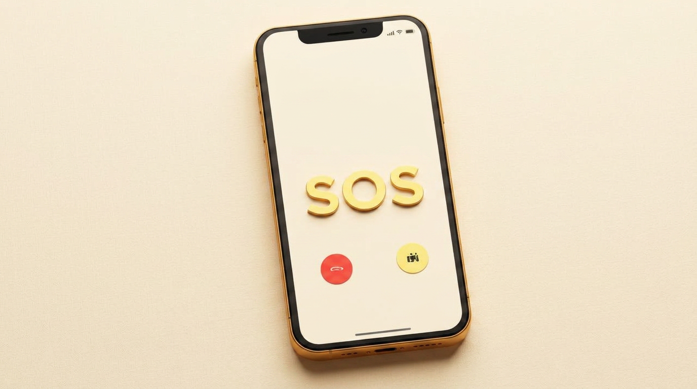 SOS gumb za klic asistence v mobilni aplikaciji